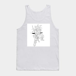 crono the time traveler trigger art ecopop Tank Top